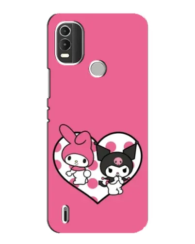 Чехол для Nokia C21 Plus с картинкой «Kuromi и My Melody» Чехол для Nokia C21 Plus с картинкой «Kuromi и My Melody»