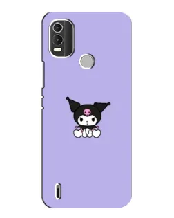 Чехол для Nokia C21 Plus с картинкой «Kuromi — фиолетовый минимализм» Чехол для Nokia C21 Plus с картинкой «Kuromi — фиолетовый минимализм»