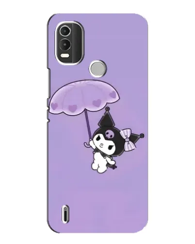 Чехол для Nokia C21 Plus с картинкой «Kuromi с зонтиком» Чехол для Nokia C21 Plus с картинкой «Kuromi с зонтиком»