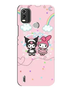 Чехол для Nokia C21 Plus с картинкой «My Melody и Kuromi» Чехол для Nokia C21 Plus с картинкой «My Melody и Kuromi»