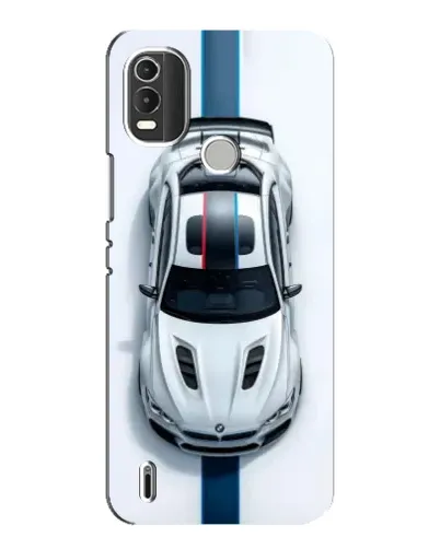 Чехол для Nokia C21 Plus с картинкой «Вид сверху — BMW M»