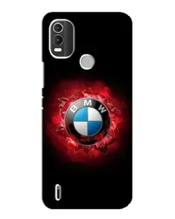 Чехол для Nokia C21 Plus с картинкой «Логотип BMW — вспышка»