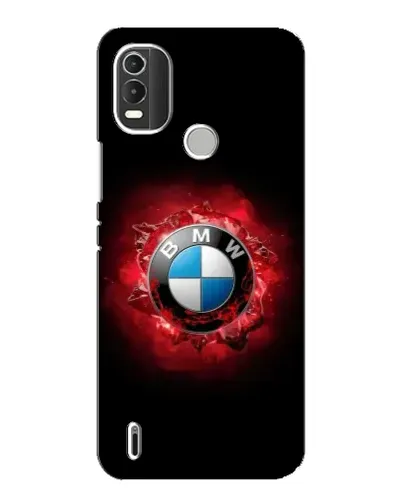 Чехол для Nokia C21 Plus с картинкой «Логотип BMW — вспышка»