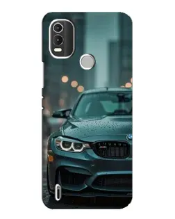 Чехол для Nokia C21 Plus с картинкой «BMW в огнях города»