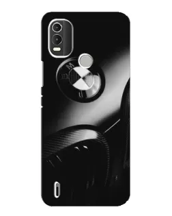 Чехол для Nokia C21 Plus с картинкой «Эмблема BMW — макро»