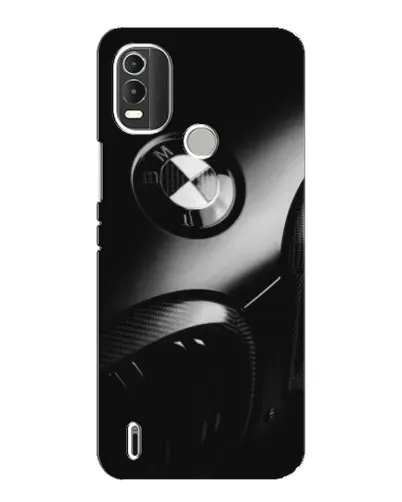 Чехол для Nokia C21 Plus с картинкой «Эмблема BMW — макро»