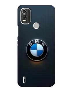 Чехол для Nokia C21 Plus с картинкой «Логотип BMW — минимализм»