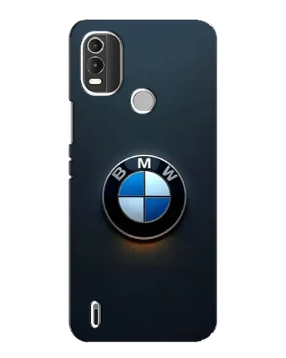Чехол для Nokia C21 Plus с картинкой «Логотип BMW — минимализм»