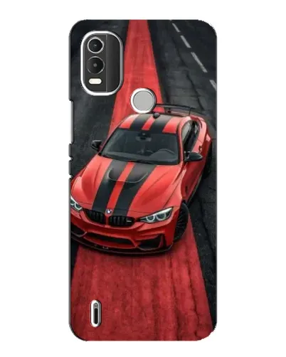 Чехол для Nokia C21 Plus с картинкой «BMW на красной дорожке»