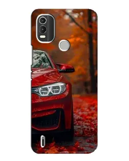 Чехол для Nokia C21 Plus с картинкой «Осенняя BMW M4»