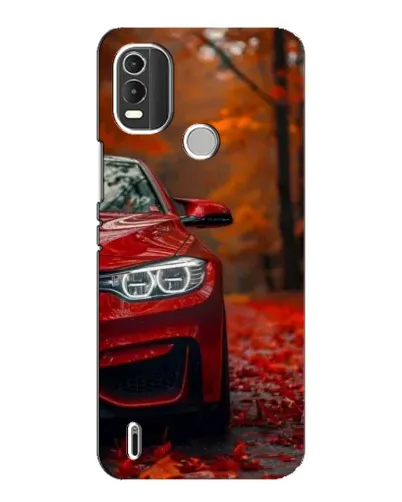 Чехол для Nokia C21 Plus с картинкой «Осенняя BMW M4»