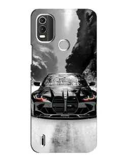 Чохол для Nokia C21 Plus з картинкою «BMW — акварельний дрифт»