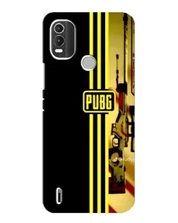 Чохол для Nokia C21 Plus з картинкою «PUBG — камуфляжний шолом»