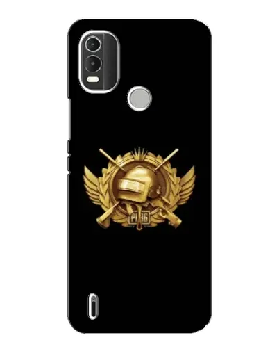 Чохол для Nokia C21 Plus з картинкою «PUBG — помаранчевий градієнт»