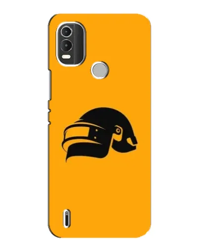 Чохол для Nokia C21 Plus з картинкою «PUBG — золотий шолом»