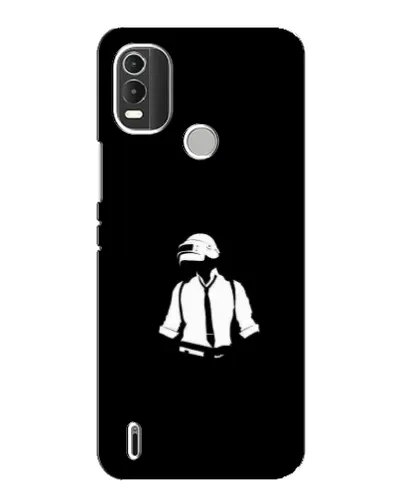 Чохол для Nokia C21 Plus з картинкою «PUBG — білий шолом»