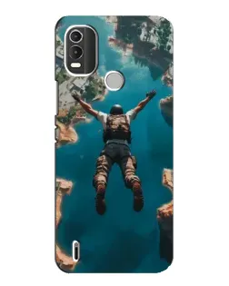 Чохол для Nokia C21 Plus з картинкою «PUBG — вільне падіння»