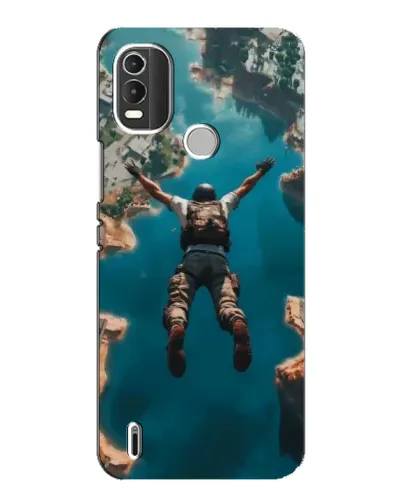 Чохол для Nokia C21 Plus з картинкою «PUBG — вільне падіння»