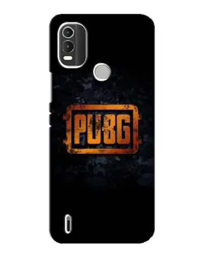 Чохол для Nokia C21 Plus з картинкою «PUBG — золотий логотип»