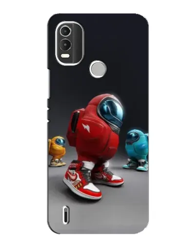 Чехол для Nokia C21 Plus с картинкой «Among Us — 3D стиль»
