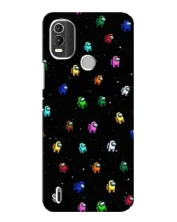 Чехол для Nokia C21 Plus с картинкой «Экипаж Among Us»