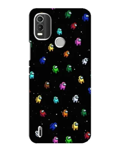 Чехол для Nokia C21 Plus с картинкой «Экипаж Among Us»