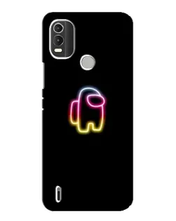 Чехол для Nokia C21 Plus с картинкой «Among Us градиент»