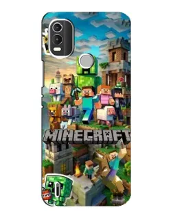 Чохол для Nokia C21 Plus з картинкою «Замок Minecraft»