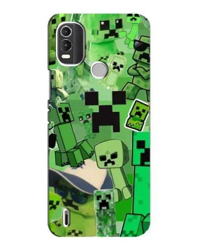 Чохол для Nokia C21 Plus з картинкою «Кріпери Minecraft» Чохол для Nokia C21 Plus з картинкою «Кріпери Minecraft»