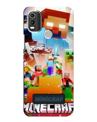 Чохол для Nokia C21 Plus з картинкою «Minecraft герої гри» Чохол для Nokia C21 Plus з картинкою «Minecraft герої гри»