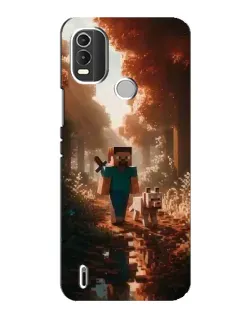 Чохол для Nokia C21 Plus з картинкою «Стів у лісі»