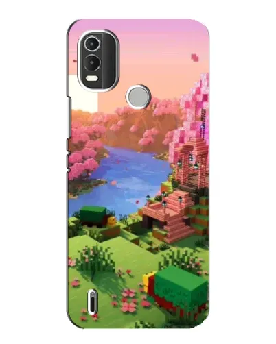 Чохол для Nokia C21 Plus з картинкою «Рожеве дерево Minecraft» Чохол для Nokia C21 Plus з картинкою «Рожеве дерево Minecraft»