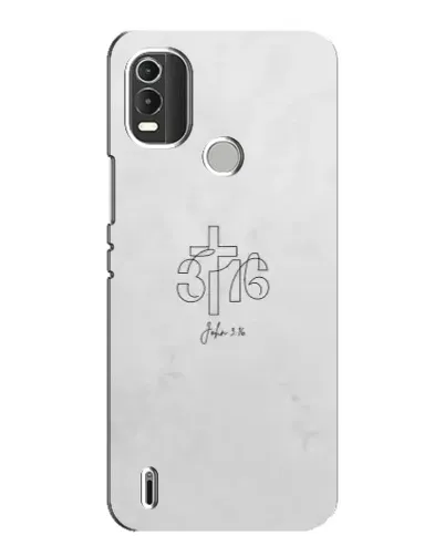 Чохол для Nokia C21 Plus з картинкою «Івана 3:16 Хрест» Чохол для Nokia C21 Plus з картинкою «Івана 3:16 Хрест»