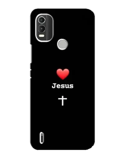 Чохол для Nokia C21 Plus з картинкою «Серце - Jesus» Чохол для Nokia C21 Plus з картинкою «Серце - Jesus»