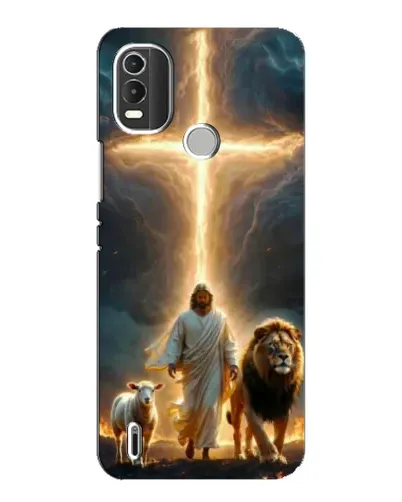 Чохол для Nokia C21 Plus з картинкою «Лев Юди та Світло» Чохол для Nokia C21 Plus з картинкою «Лев Юди та Світло»