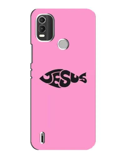 Чохол для Nokia C21 Plus з картинкою «Рожевий символ Jesus» Чохол для Nokia C21 Plus з картинкою «Рожевий символ Jesus»