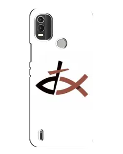 Чохол для Nokia C21 Plus з картинкою «Риба та хрест»
