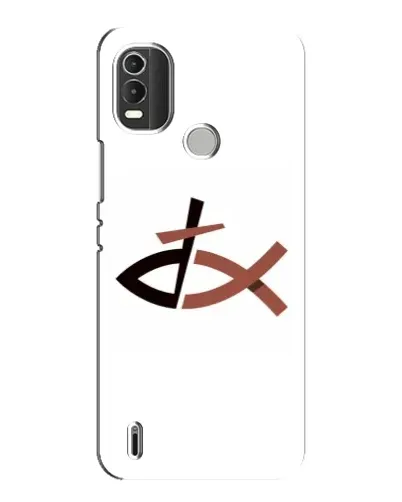 Чохол для Nokia C21 Plus з картинкою «Риба та хрест» Чохол для Nokia C21 Plus з картинкою «Риба та хрест»