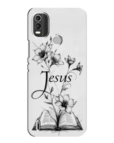 Чохол для Nokia C21 Plus з картинкою «Квіти та Біблія» Чохол для Nokia C21 Plus з картинкою «Квіти та Біблія»