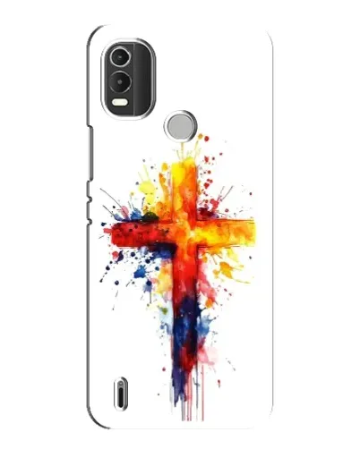 Чохол для Nokia C21 Plus з картинкою «Акварельний хрест» Чохол для Nokia C21 Plus з картинкою «Акварельний хрест»