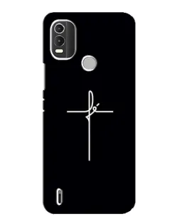 Чехол для Nokia C21 Plus с картинкой «Тонкий крест» Чехол для Nokia C21 Plus с картинкой «Тонкий крест»