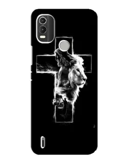 Чехол для Nokia C21 Plus с картинкой «Сияющий крест Jesus» Чехол для Nokia C21 Plus с картинкой «Сияющий крест Jesus»