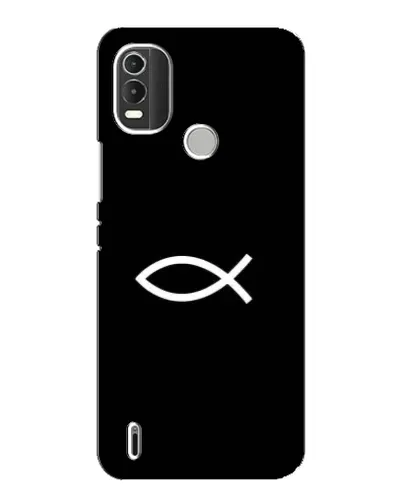 Чехол для Nokia C21 Plus с картинкой «Символ рыбы Jesus» Чехол для Nokia C21 Plus с картинкой «Символ рыбы Jesus»