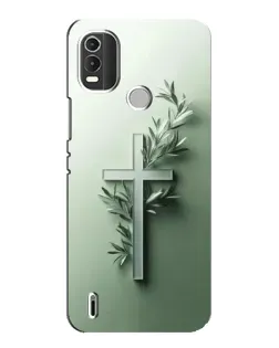 Чехол для Nokia C21 Plus с картинкой «Оливковая ветвь» Чехол для Nokia C21 Plus с картинкой «Оливковая ветвь»