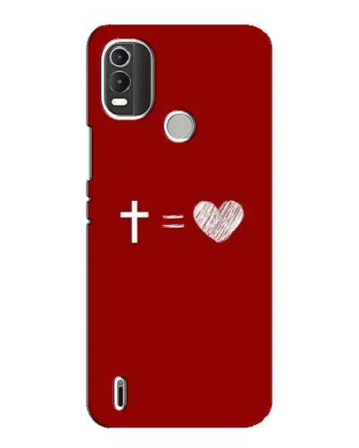 Чехол для Nokia C21 Plus с картинкой «Уравнение любви» Чехол для Nokia C21 Plus с картинкой «Уравнение любви»