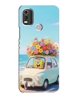 Чехол для Nokia C21 Plus с картинкой «Автомобильное путешествие»