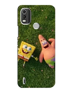 Чехол для Nokia C21 Plus с картинкой «Друзья на лужайке» Чехол для Nokia C21 Plus с картинкой «Друзья на лужайке»
