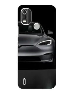 Чехол для Nokia C21 Plus с картинкой «Tesla Model S Look»