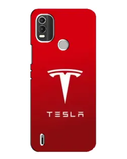 Чехол для Nokia C21 Plus с картинкой «Tesla Red Classic»
