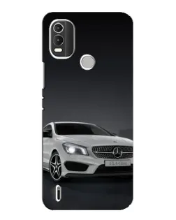 Чехол для Nokia C21 Plus с картинкой «Mercedes AMG GT Silver»